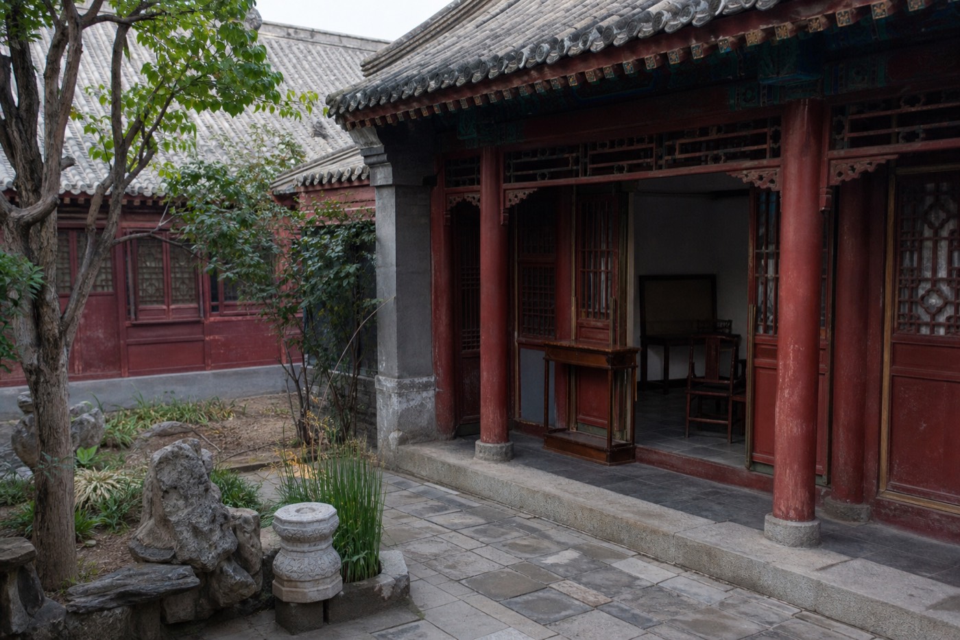 The inner court quarters of the Forbidden City where Puyi once lived