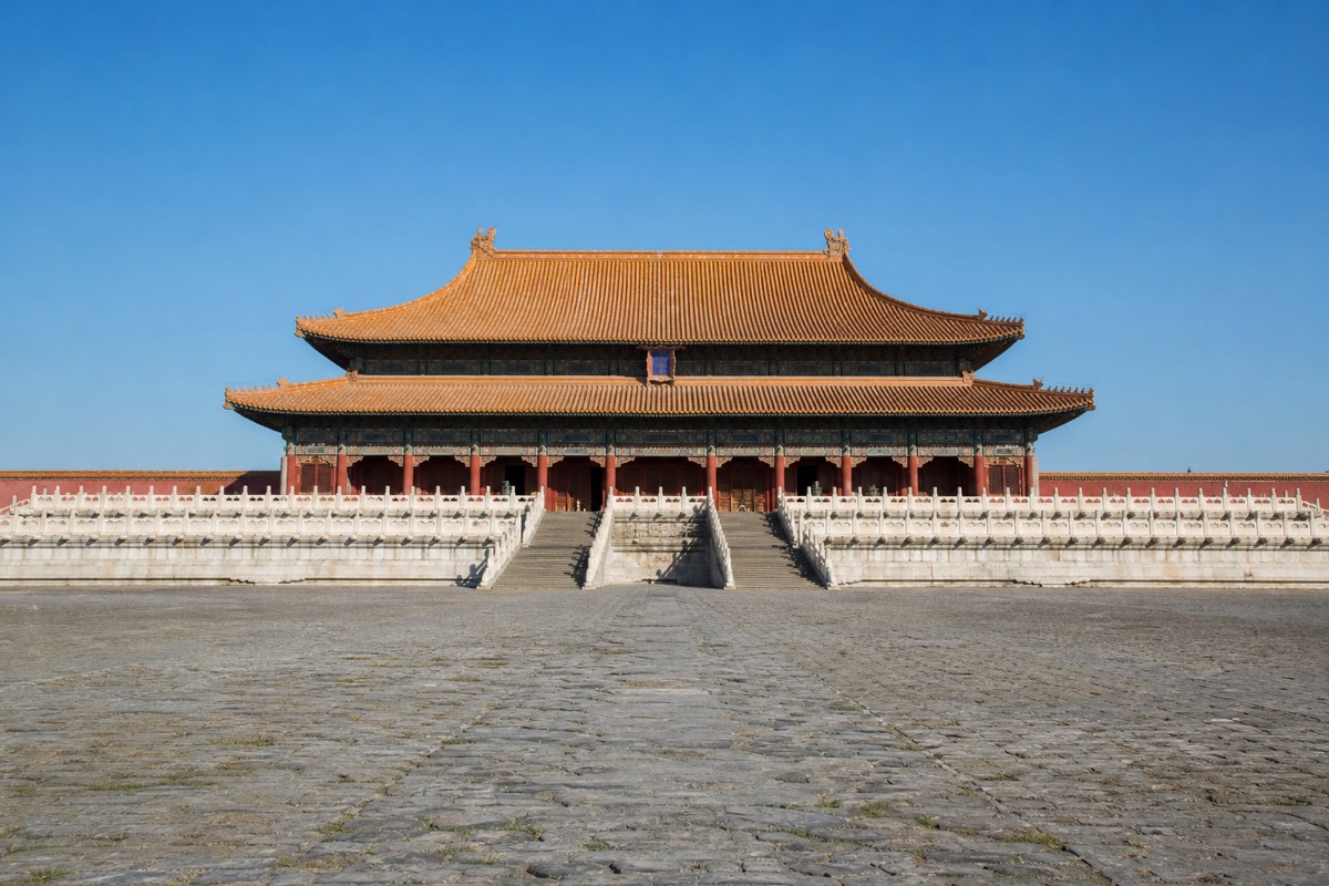 The Hall of Supreme Harmony, the largest building in the Forbidden City