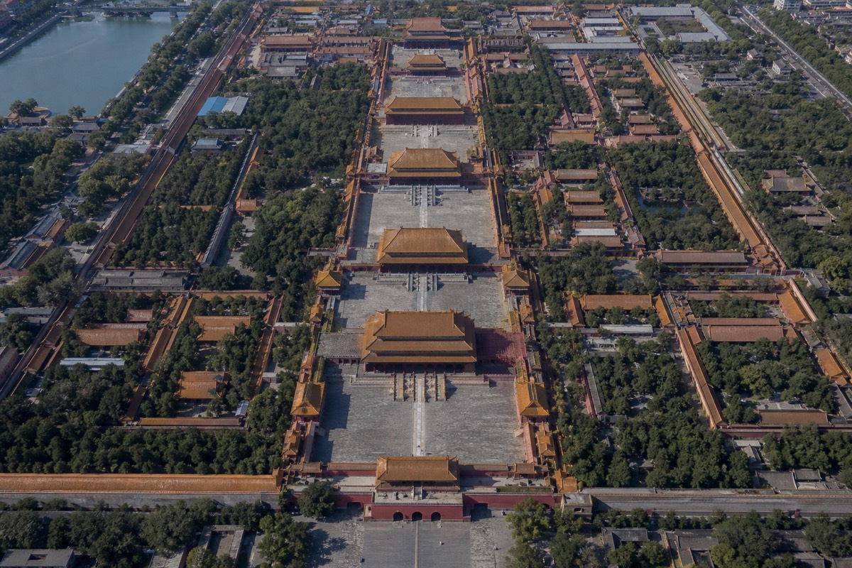 The Forbidden City in autumn light